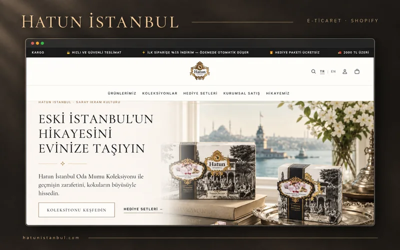 Hatun İstanbul e-ticaret sitesi